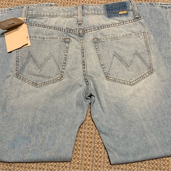 MOTHER The Mid Rise Rambler Zip Flood Ripped Off - Picture 8 of 8